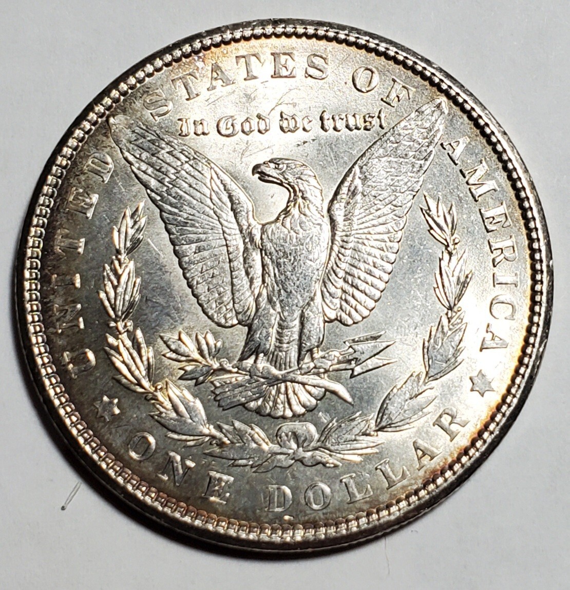 1900 U.S. Morgan Silver Dollar BU Light Toning