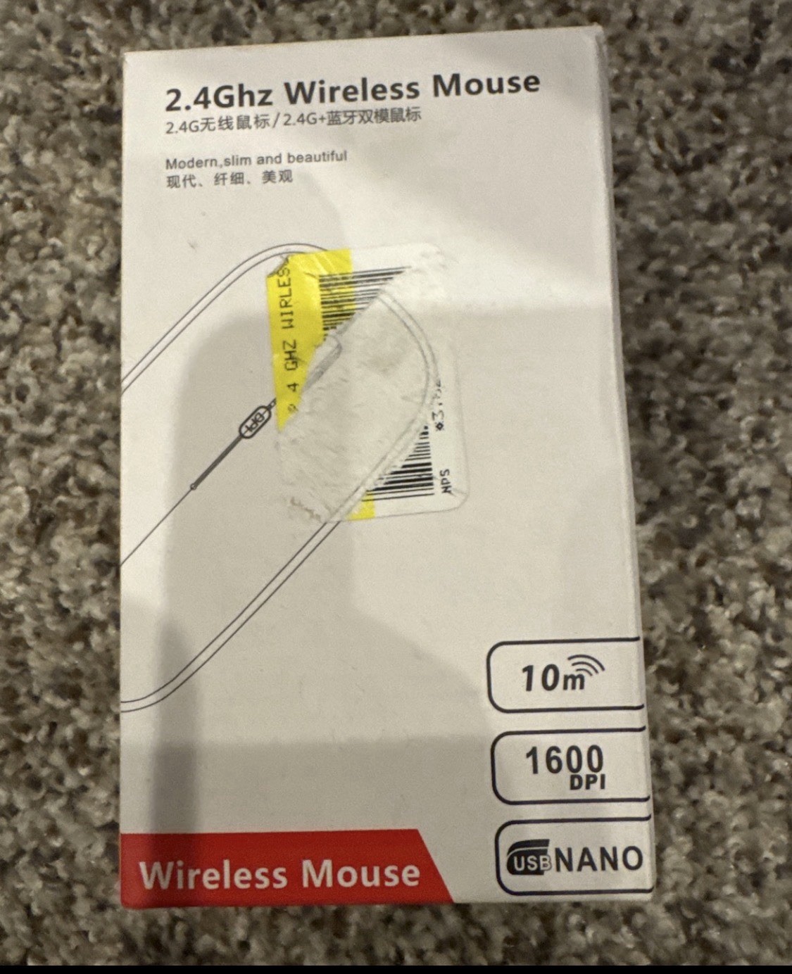 Dual Mode Wireless Mouse 2.4 GHz+Bluetooth-Compatible Mouse