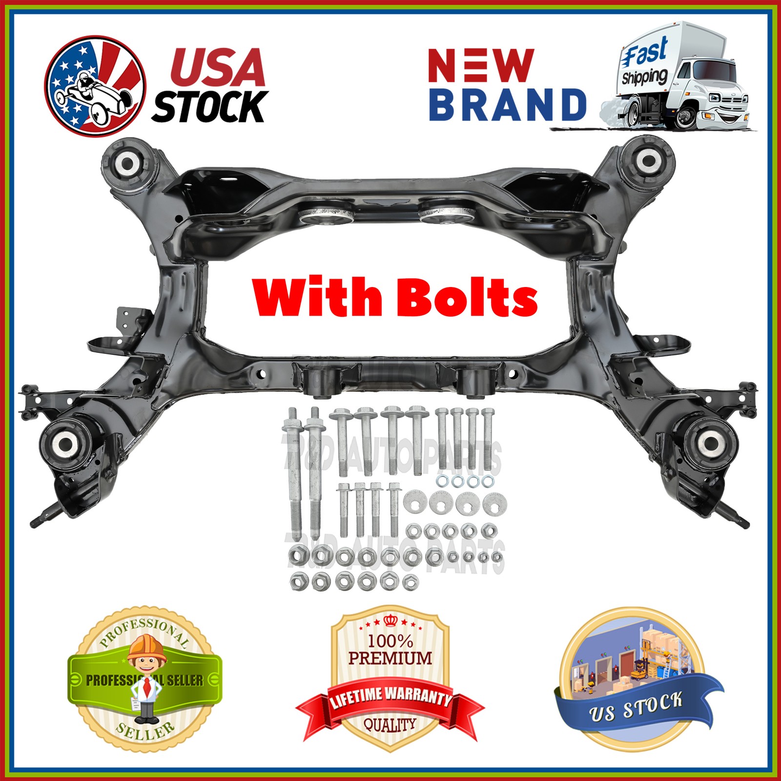 Rear Subframe Crossmember For 11-13 Kia Sorento 2010-2012 Hyundai Santa Fe AWD