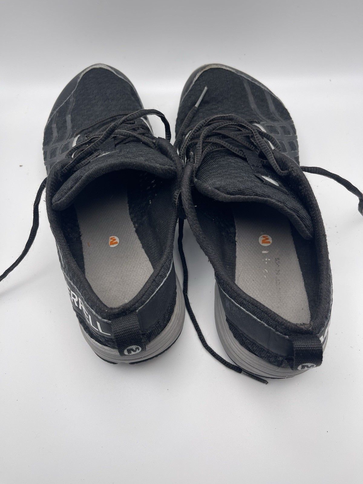 Merrell J41581 Men's Mesh Running Shoes Black Lace-Up Breathable US Size 10.5