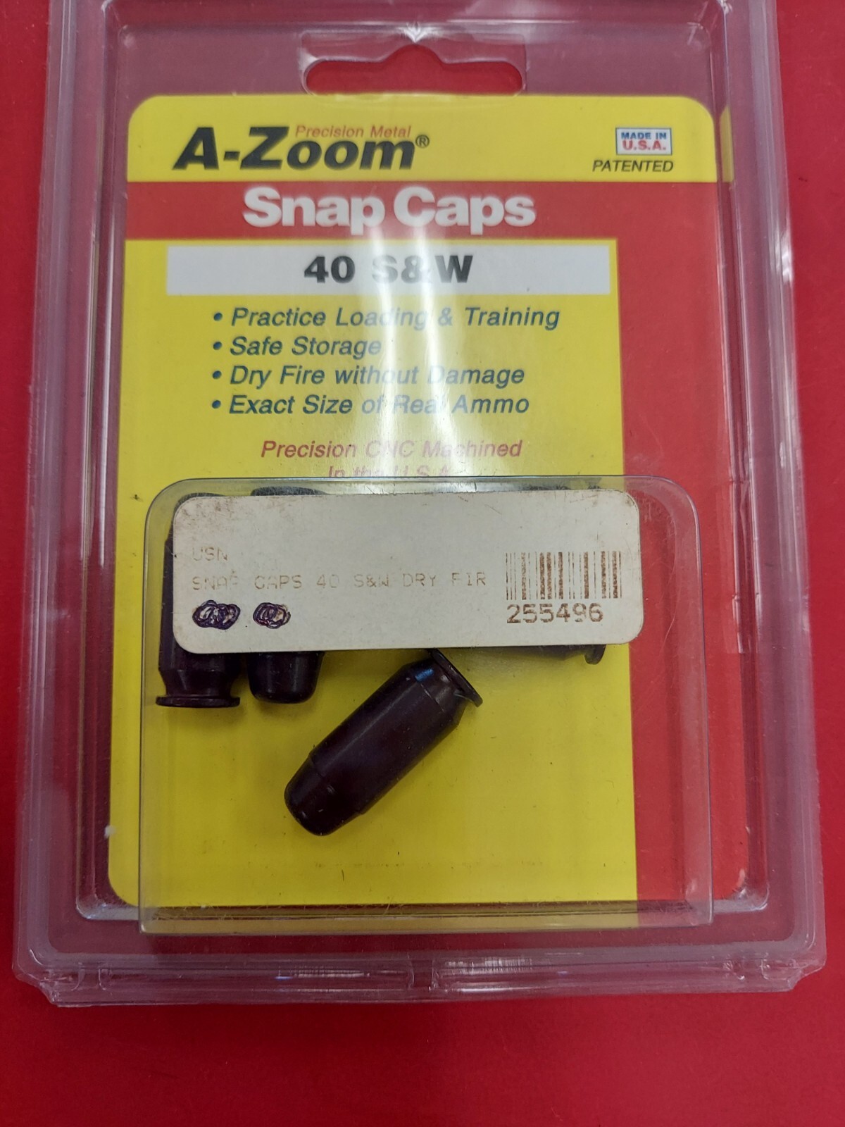 A-ZOOM 40 S & W SNAP CAP 5PK #15114 **NEW**