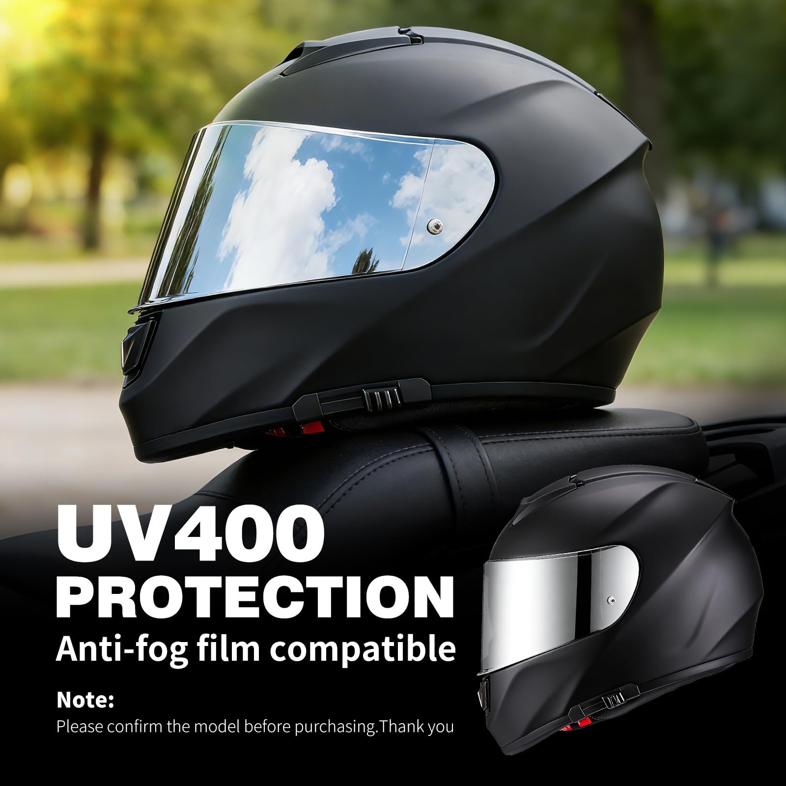 Motorcycle Helmet Visor Shield for SEDICI Strada II, FF397, FF801, FT2, VECTOR
