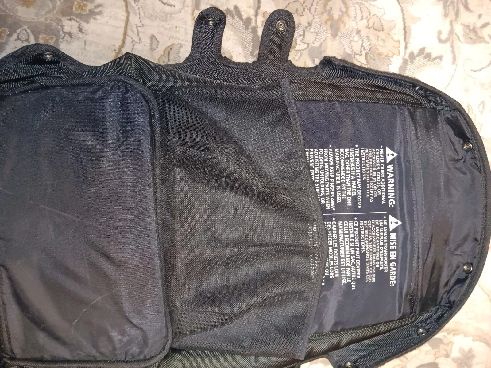City Select BABY JOGGER Stroller Seat Fabric ONLY Cover BLACK Model BJ23410
