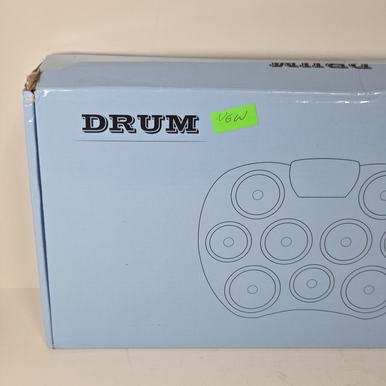 NEW Portable Electronic Roll Up Drum Set Kit 9 Silicon Pad Professional Drum