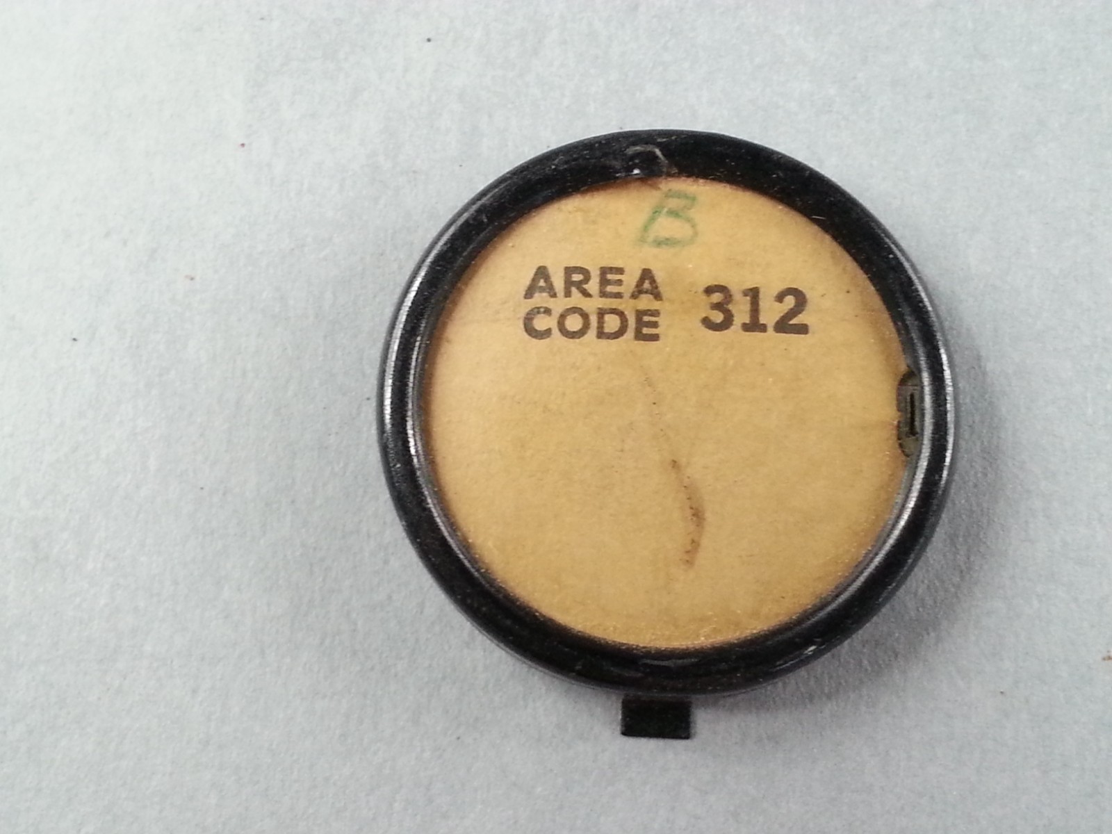 Antique Center Telephone Dial Rotary Number Cover 312