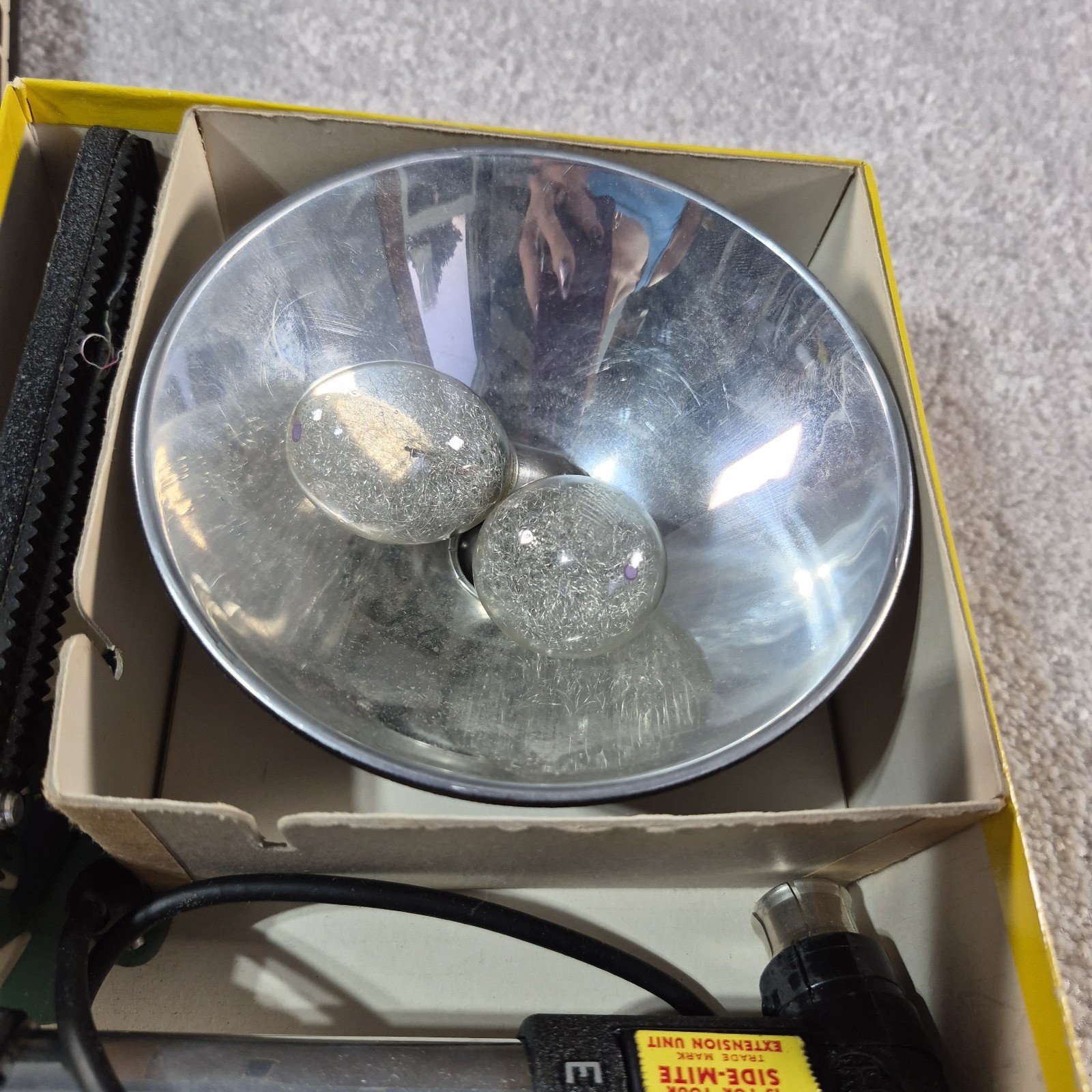 Vintage Heiland Synchro-Mite Honeywell Flash Unit Original Box Untested
