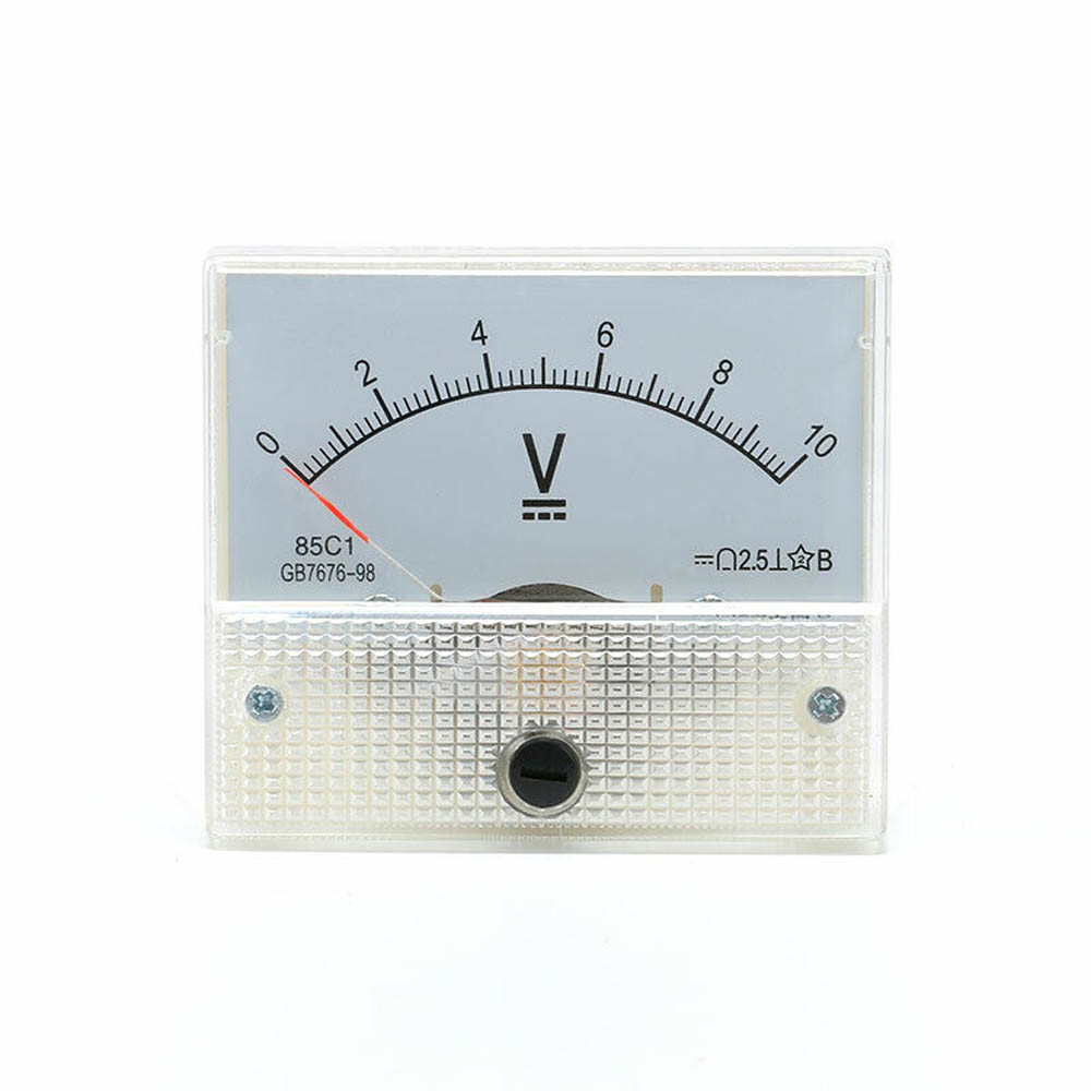 Analog Amp Panel Meter 2-30A DC Ammeter Current 10-50V DC Voltmeter Voltage 85C1