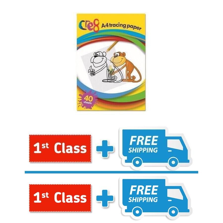 Cre8 A4 Tracing Paper Pad 40shts