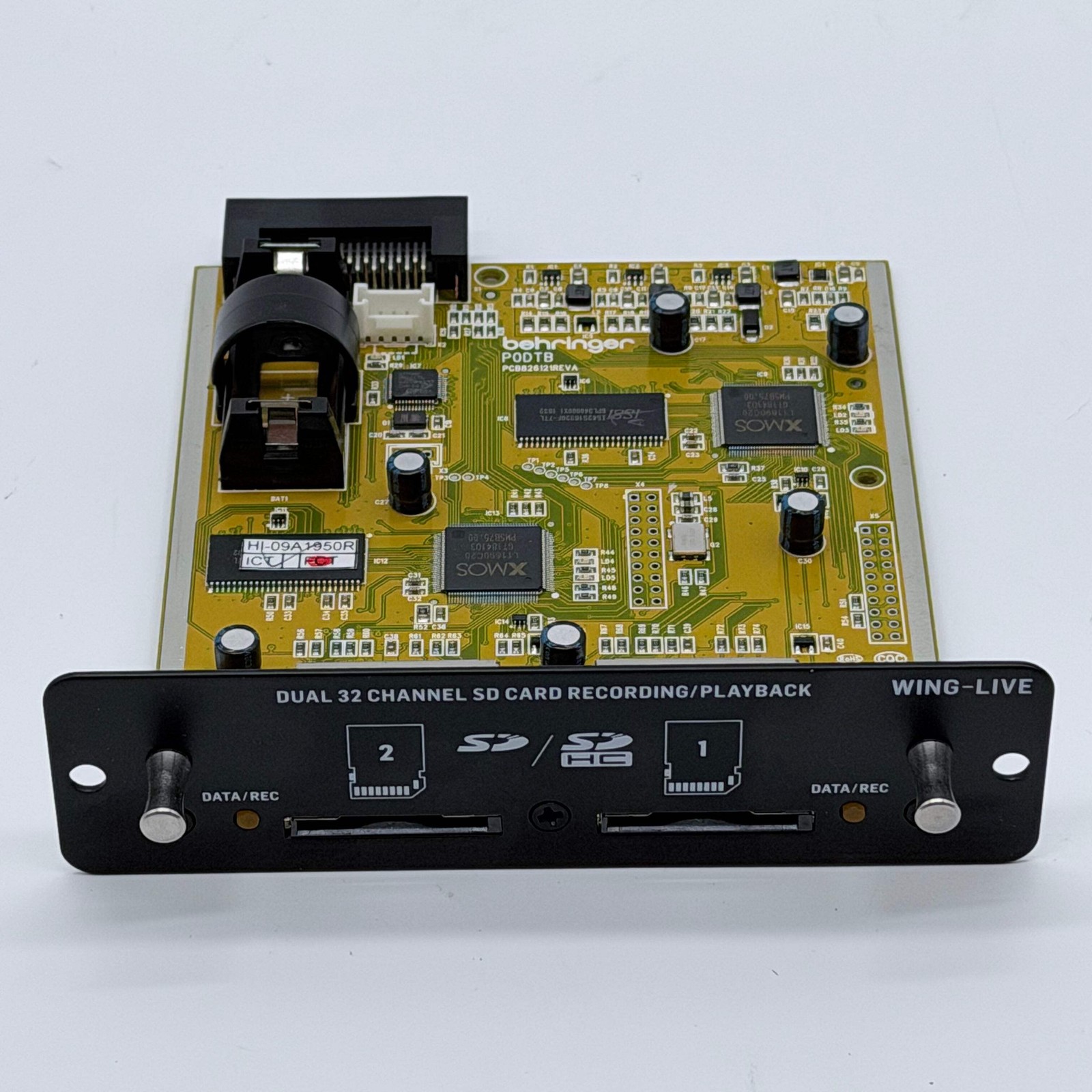 Behringer Wing-Live Dual 32 Channel SD Card Recording/Playback Expansion Card