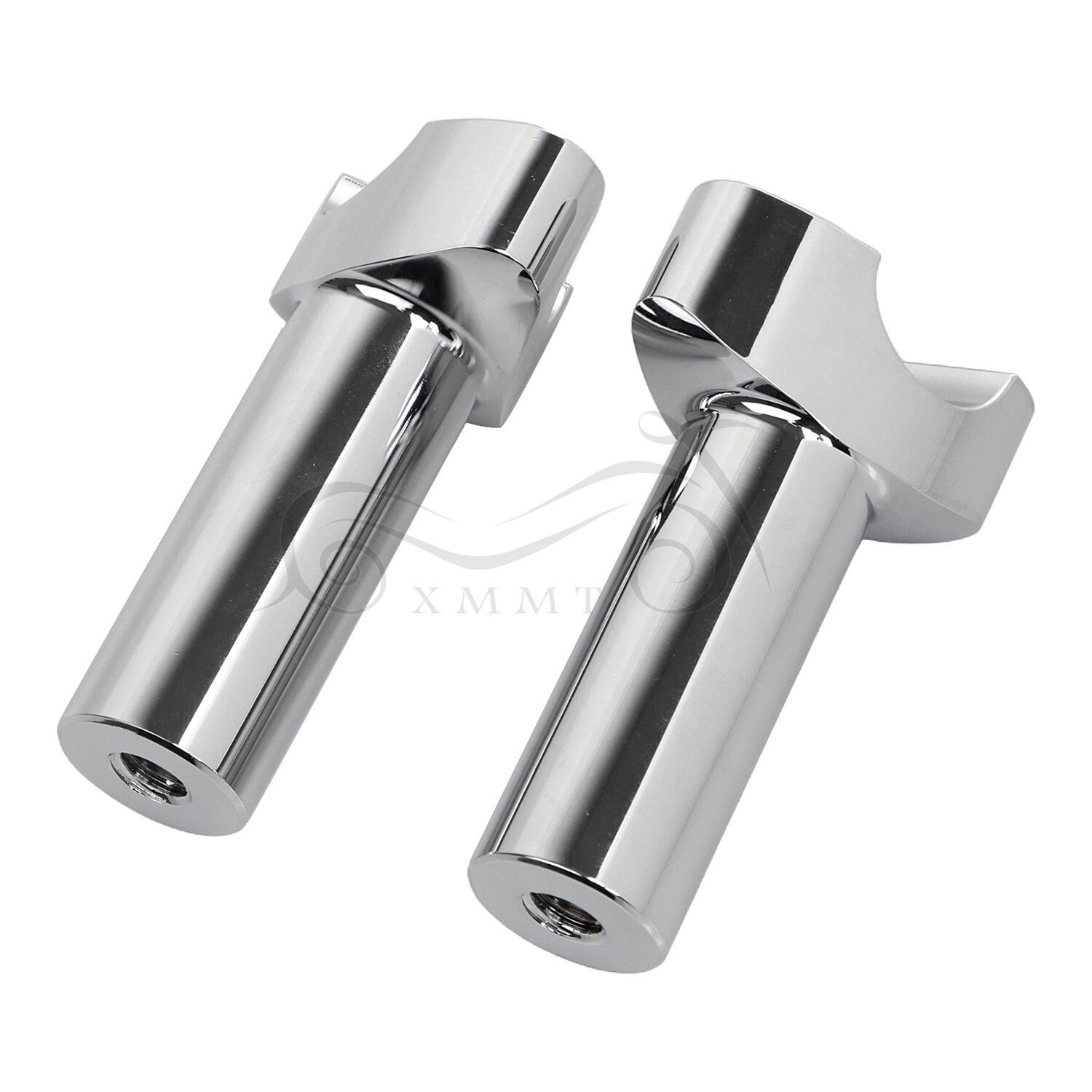 4" Chrome Handlebar Riser For Harley Dyna Road Glide Softail FXST Deluxe FLSTN