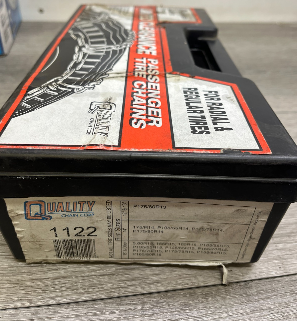 Quality Passenger Link Tire Snow Chains, Stock #1122, ! Pair, Never Used