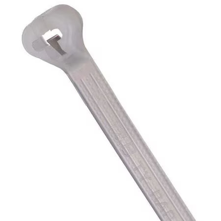 Ty-Rap Ty5242m Cable Tie, 8-1/2 In L, 2 In Max Bundle Dia., Natural, Nylon 6/6,