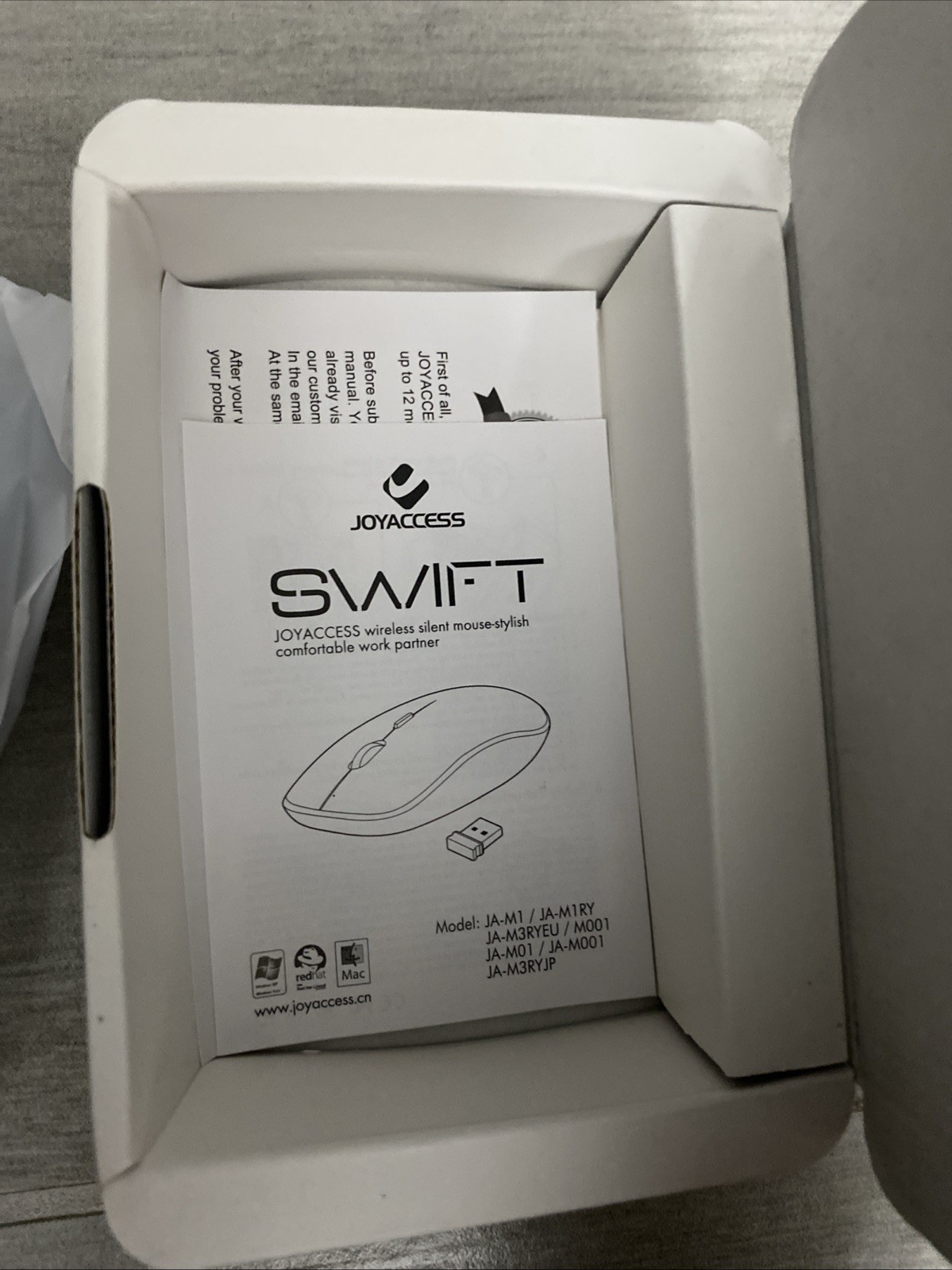 JoyAccess Wireless Mobile Mouse 2.4 GHz USB Receiver Sealed Brand New Black