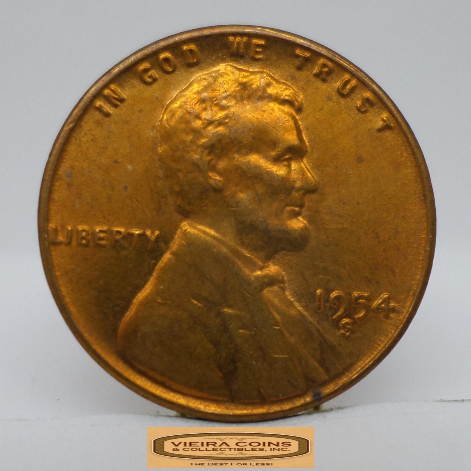 1954-S Lincoln Wheat Cent, High Grade - #C51230NQ