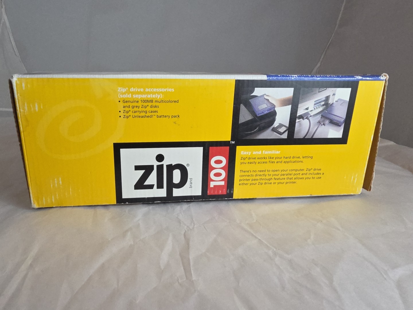 Iomega 100MB External Zip Drive For PC with Parallel Port Connection NEW OpenBox