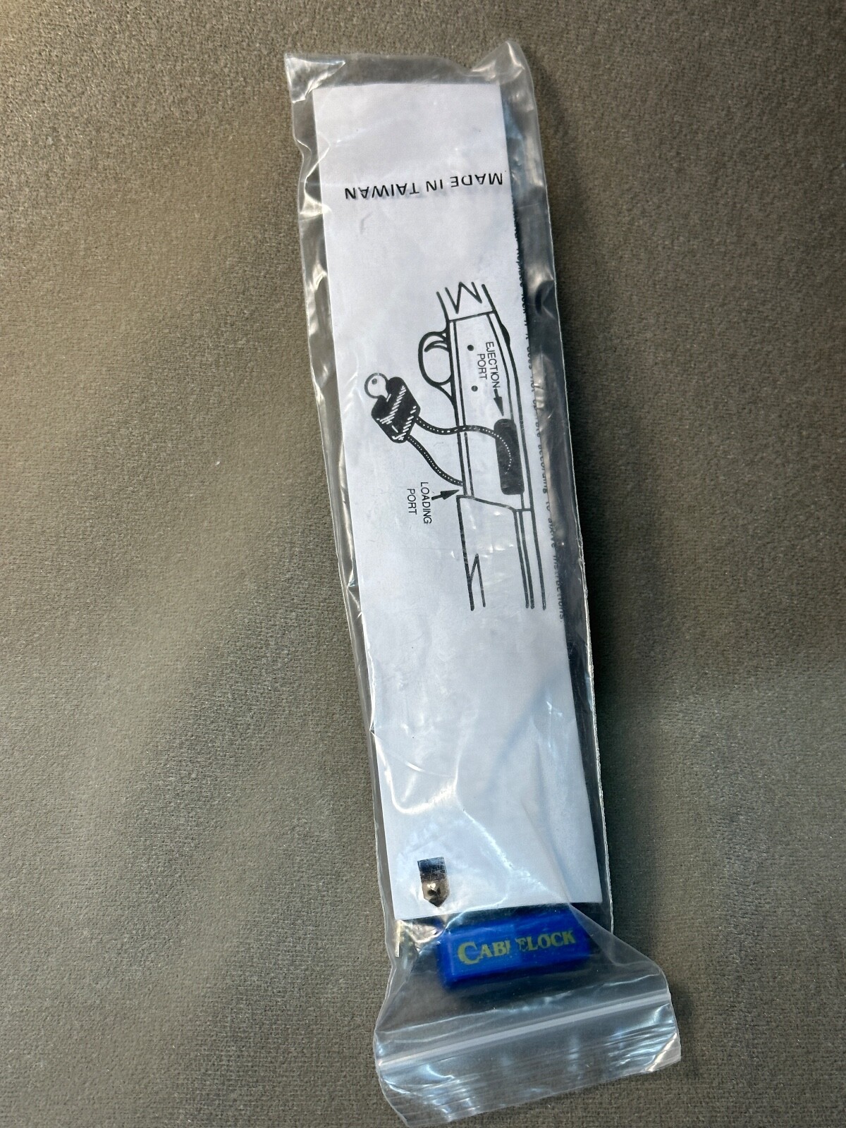 Mossberg Factory Blue Cable Gun Lock with 2 Keys