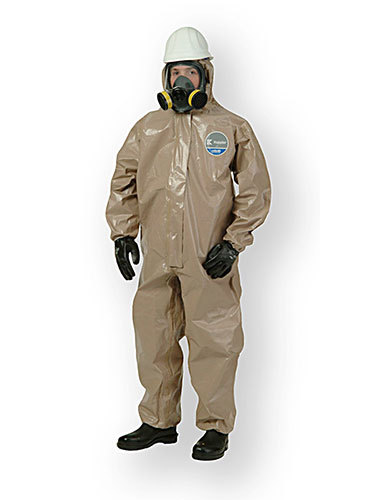 Kappler Zytron 300  Chemical HazMat Coverall w Hood Large-XL