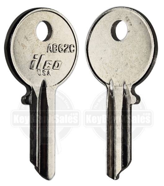 🔑NEW Uncut AB62C Ilco Key Blank for Abus,Chateau Diskus Padlock - FREE SHIPPING