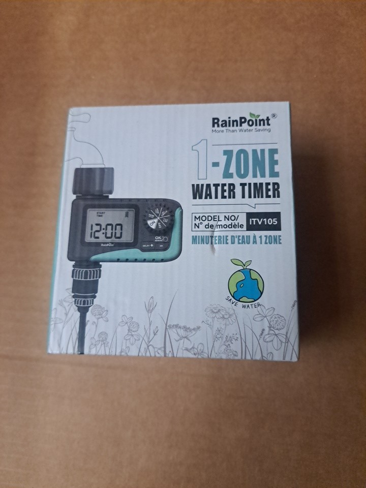 RainPoint 1-Zone Water Timer Model ITV105 Brand New BRASS