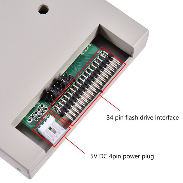 USB Floppy Emulator for Tajima SWF, 3.5" SSD Drive Replacement 1.44MB Disk