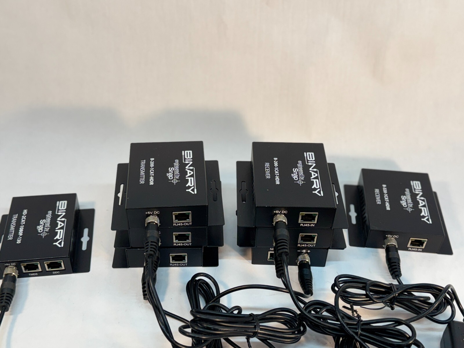 Lot Binary SNAP B-200/B-320/HD-2CAT HDMI Receiver & Transmitter TruLink 40010