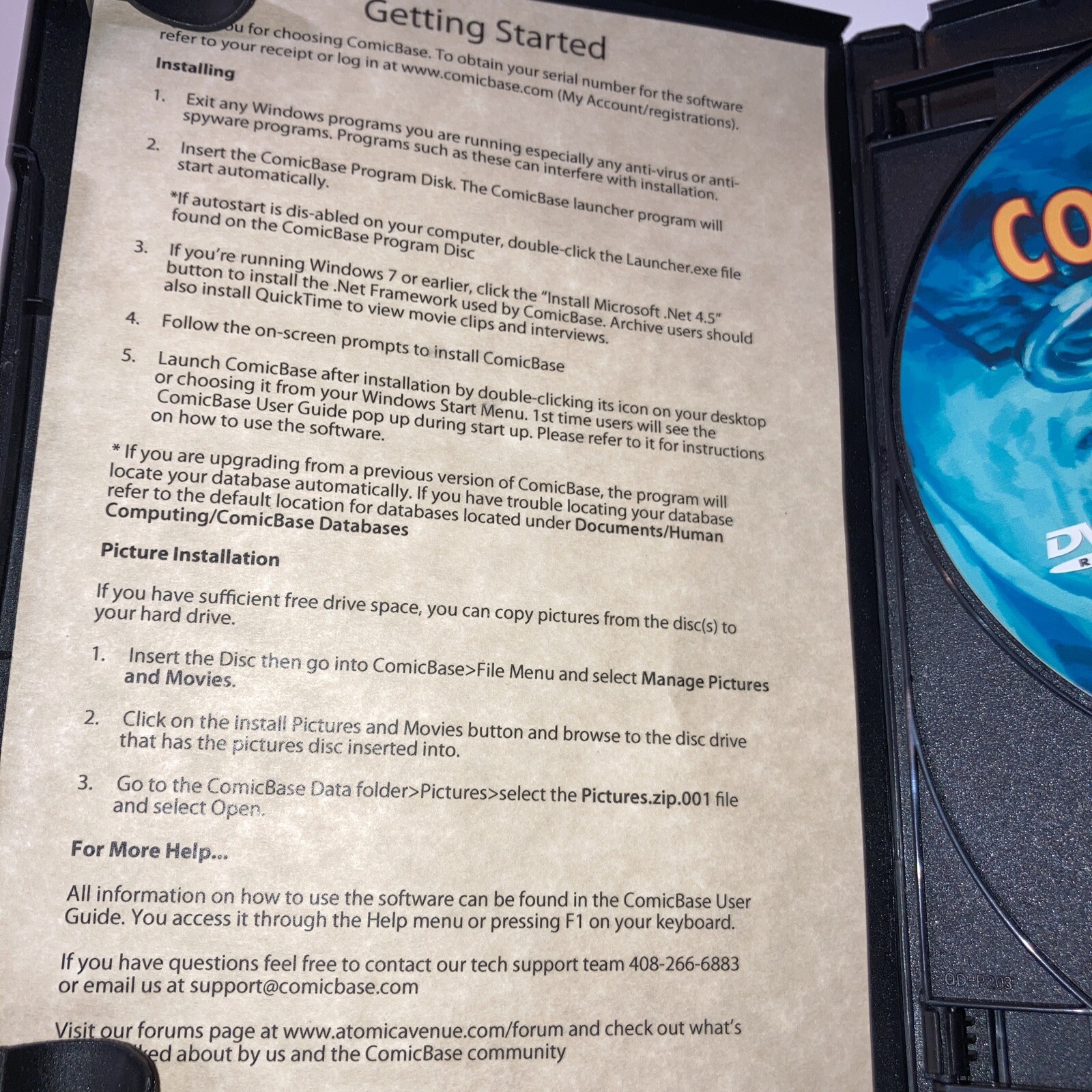 ComicBase 2015 DVD(4 Disc Set) ARCHIVE EDITION Software