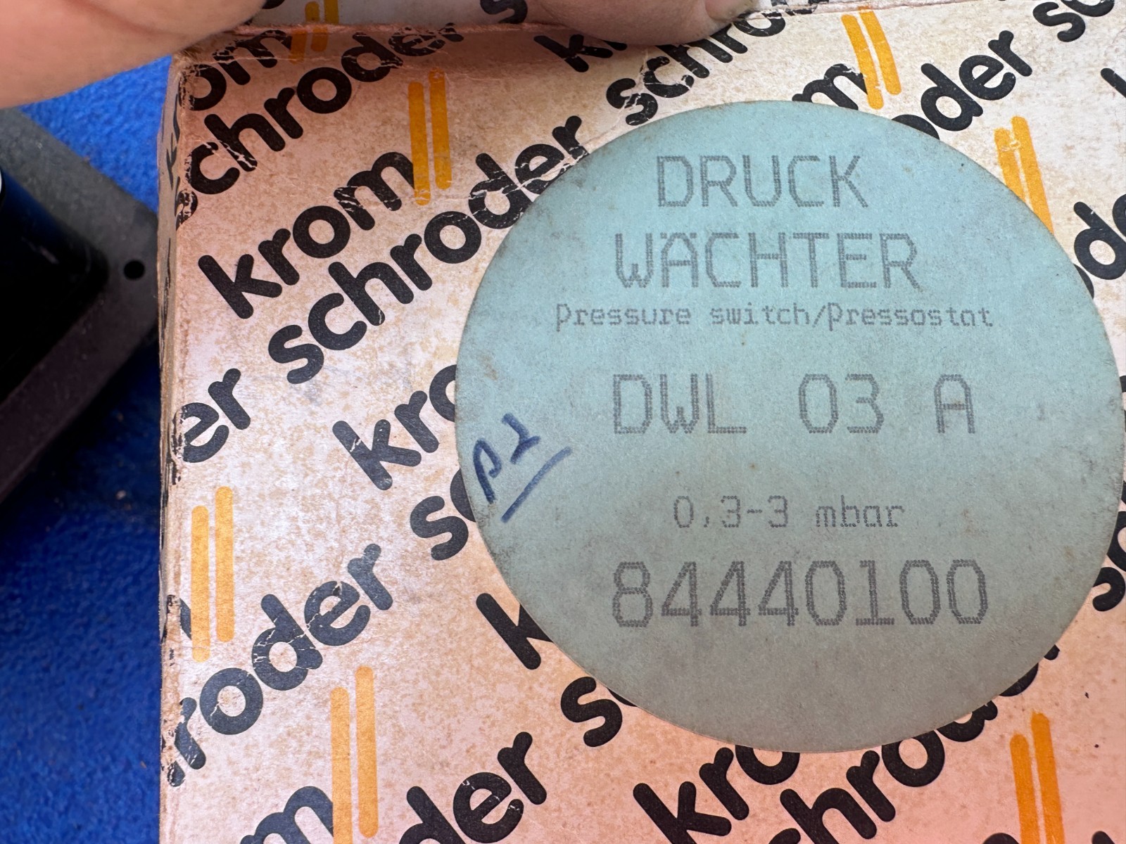 Krom Schroder DWL 03 A Pressure Switch