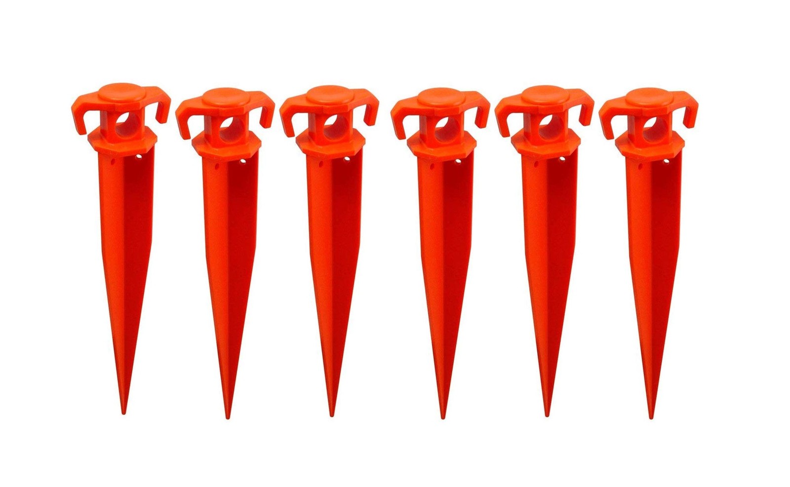 Pack of 6-11” Ground Stake Stick Strong Outdoor Camping Tent Or Garden Peg