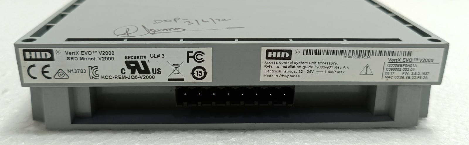 HID VertX EVO V2000 Access Control Panel 2 Reader Door Module | USED