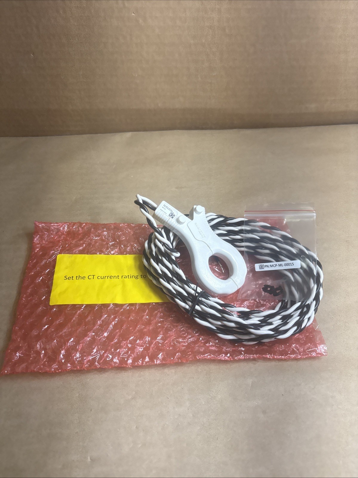 NEW: SOLAR EDGE SLIM CT 225A 50/60Hz TWISTED SINGLE UNIT. P# SECT-S1
