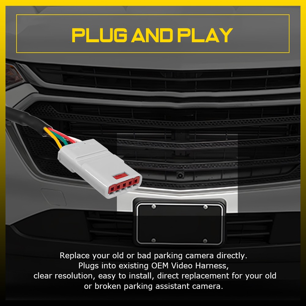 23165927 Front Grille Parking Camera Replacement For 2018-2021 Chevy Travers