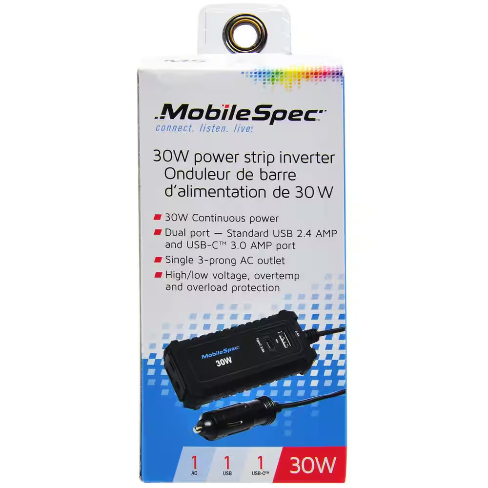 30-Watt Power Strip Inverter