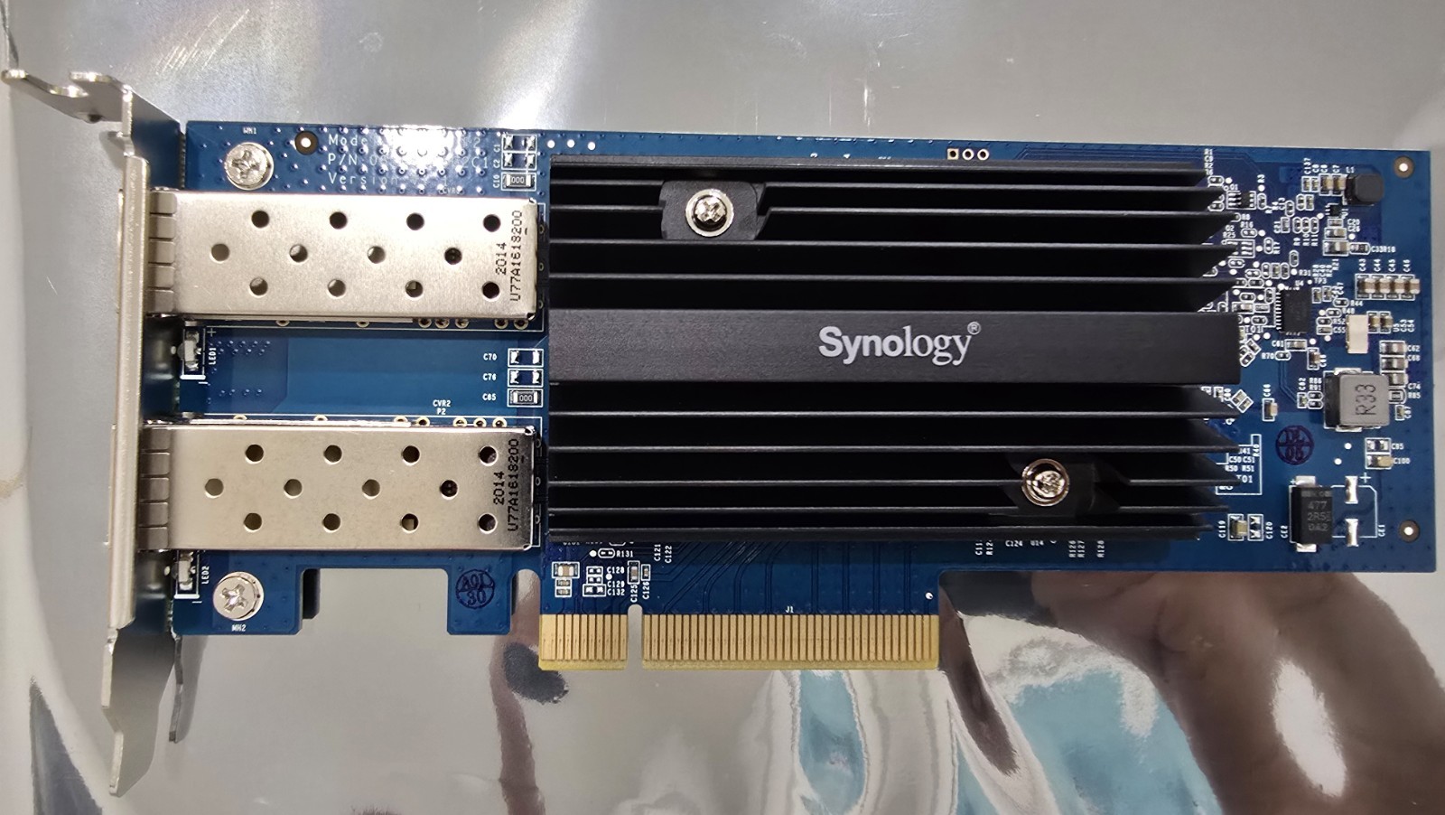 Synology E10G21-F2 Dual-port 10GbE SFP Ethernet Adapter EXXG21-F2 08-08E25G2C1