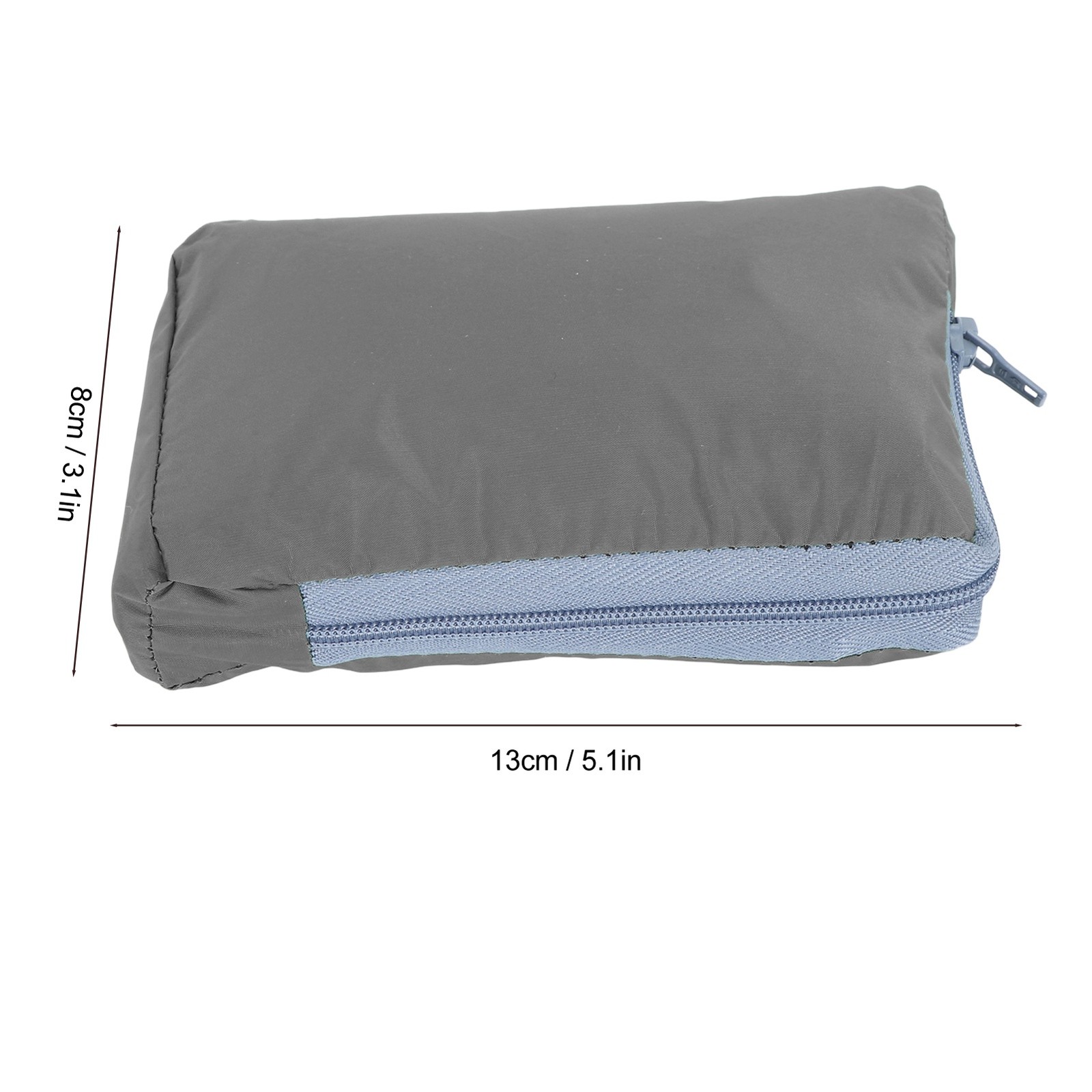 (Grey)Outdoor Inflatable Cushion Foldable Inflatable Sitting Pad Portable So BL