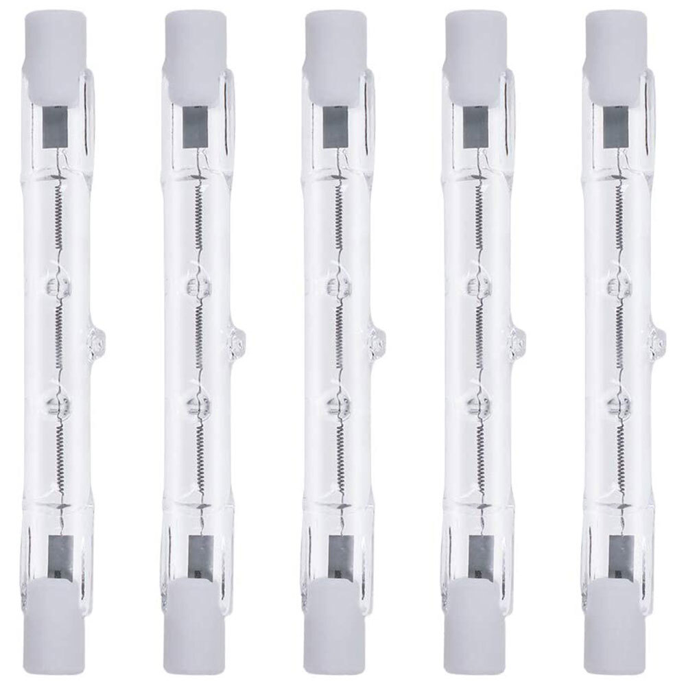 5X Light Bulb 120V 100W 100 Watt J Type T3 R7S 78mm Double Ended 3.13"-