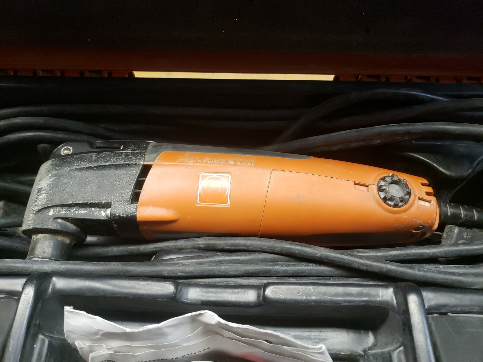 (FS) FEIN FMM250Q MultiMaster Multi Tool w/case & Attachments Sand Scrape Cut