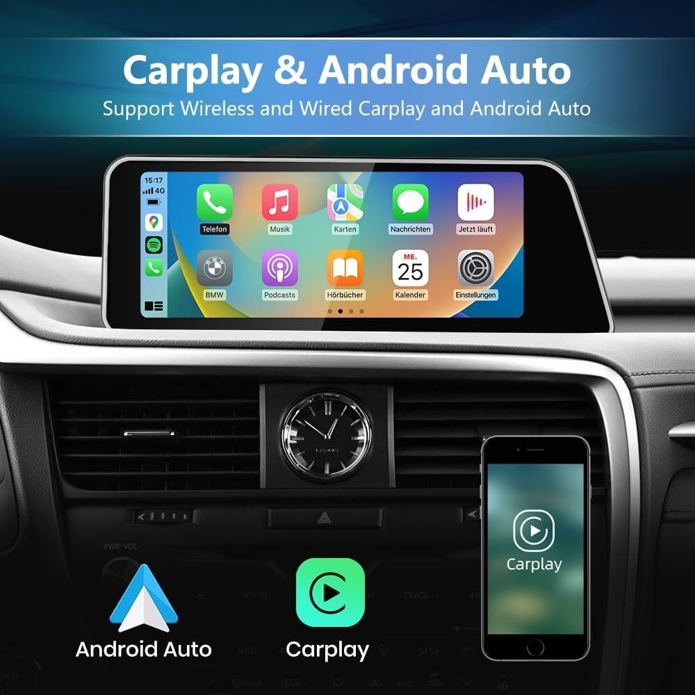 12.3" For Lexus RX 2016-2019 Car Stereo Radio Auto Android Carplay Navi 8+64GB