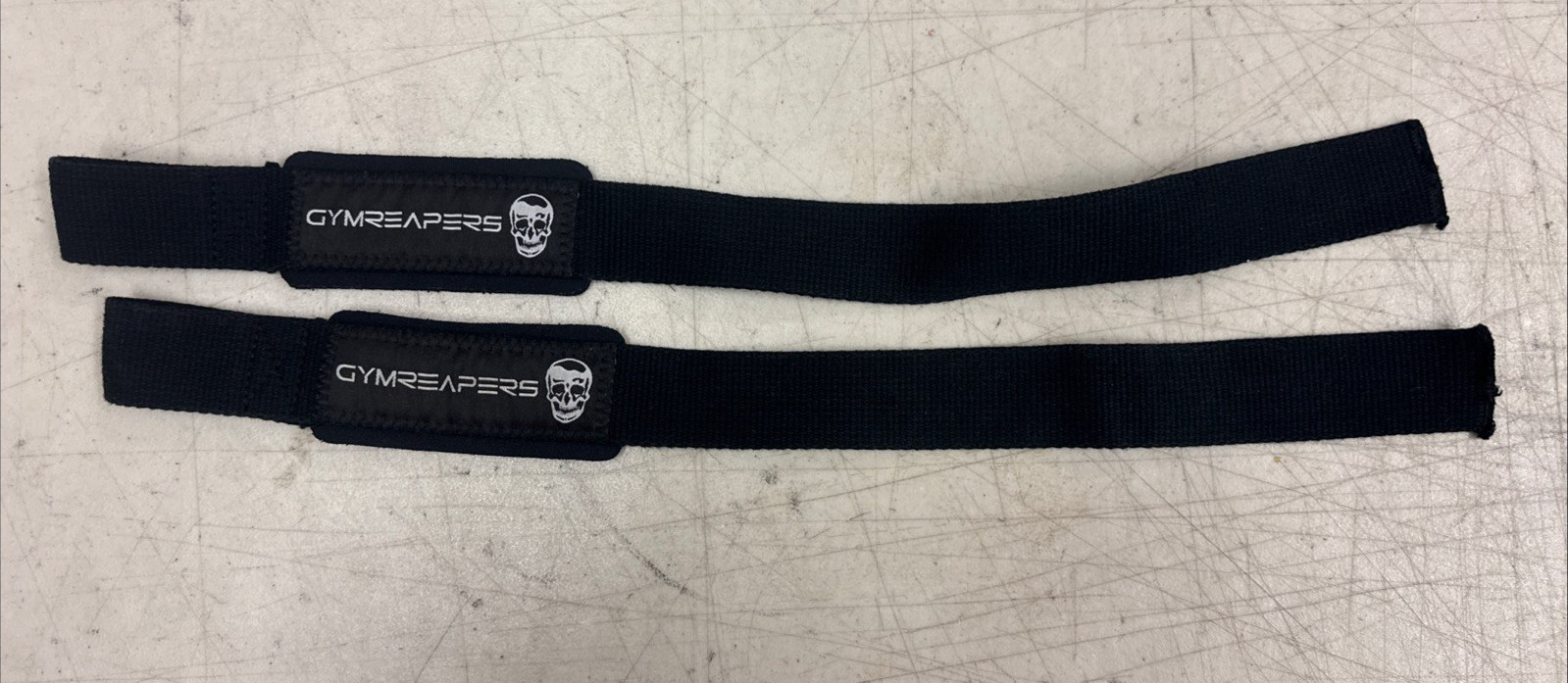 GYMREAPER WRIST STRAPS Approx 20" Long, Black gym workout training