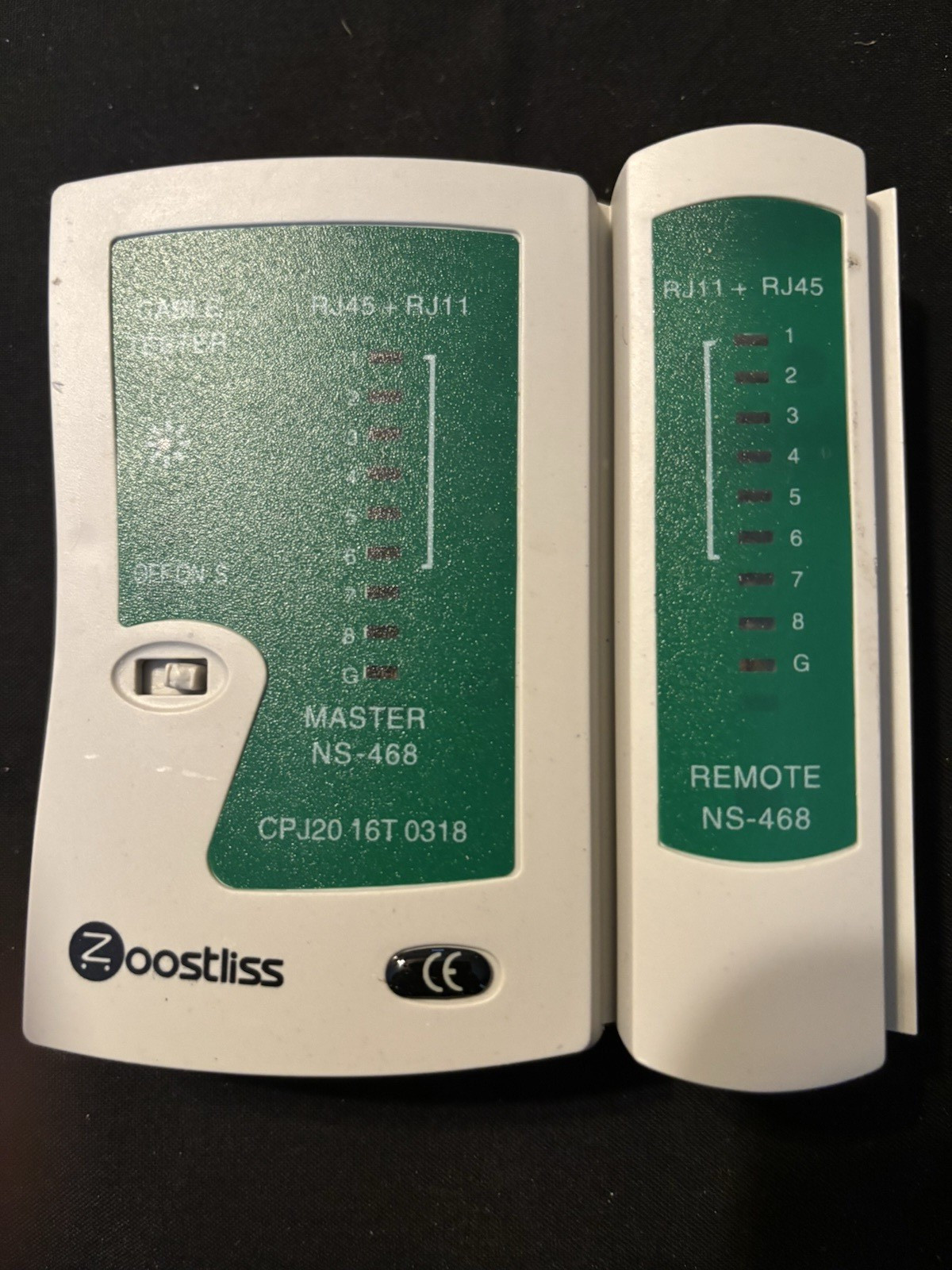 Network LAN Cable Tester Test RJ45 RJ-11 CAT5 UTP Ethernet Tool Cat5 6 E RJ11 8P