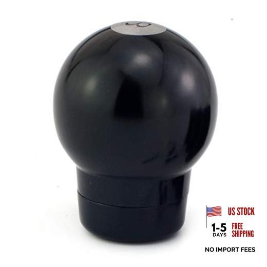 Black Aluminum Alloy Shift Stick Shifter for MT Car Gear Knob 8 Billiard Ball