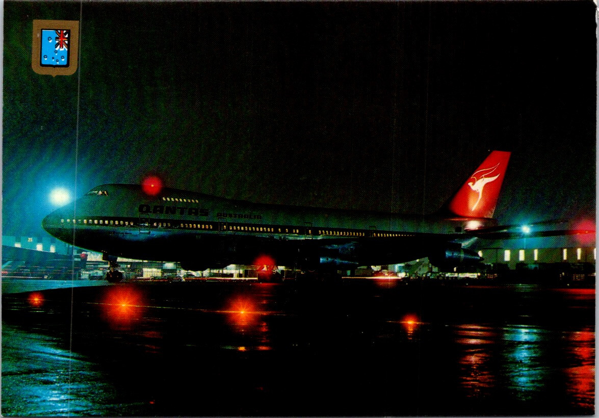 (2121) 23-6-2025 - Australia - QANTAS Airlines - Boeing 747 (nigh time)