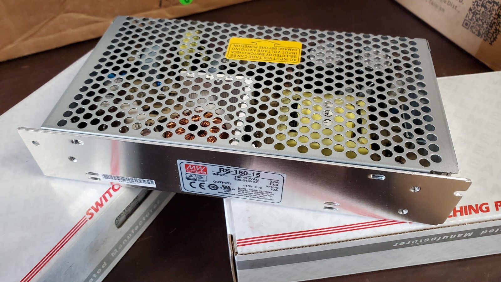NEW MEAN WELL RS-150-15 RS-150-24 RS-150-48 AC to DC Power Supply 150W US Seller
