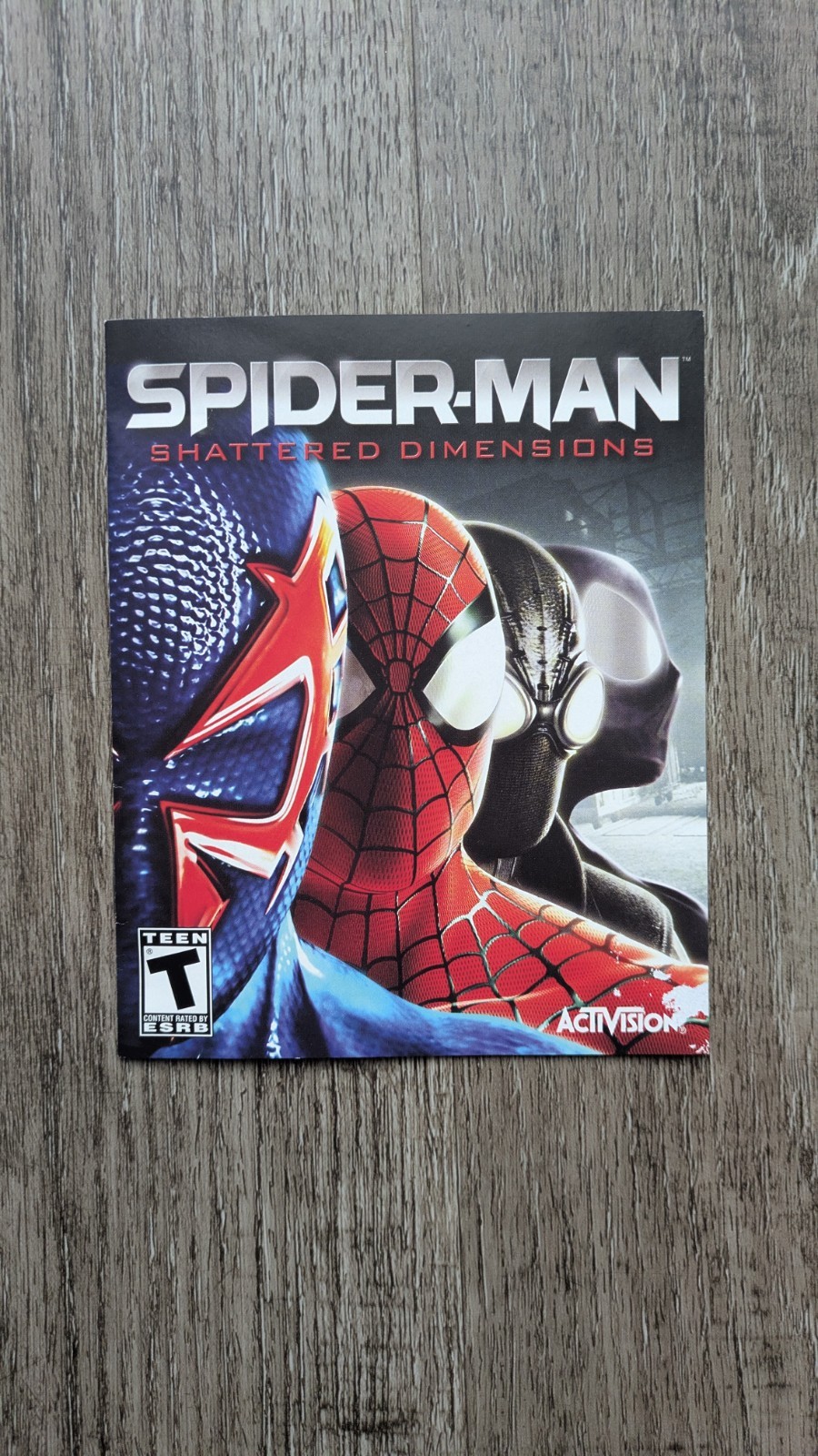 spider man shattered dimensions ps3 Manual Only Authentic