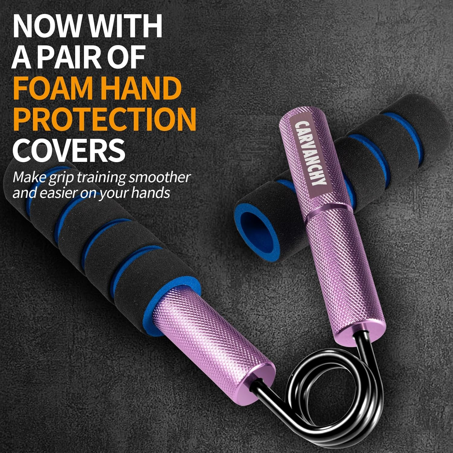Grip Strength Trainer Set, 50-300LB(6 Pack), Wrist Forearm Strengthener, Meta...