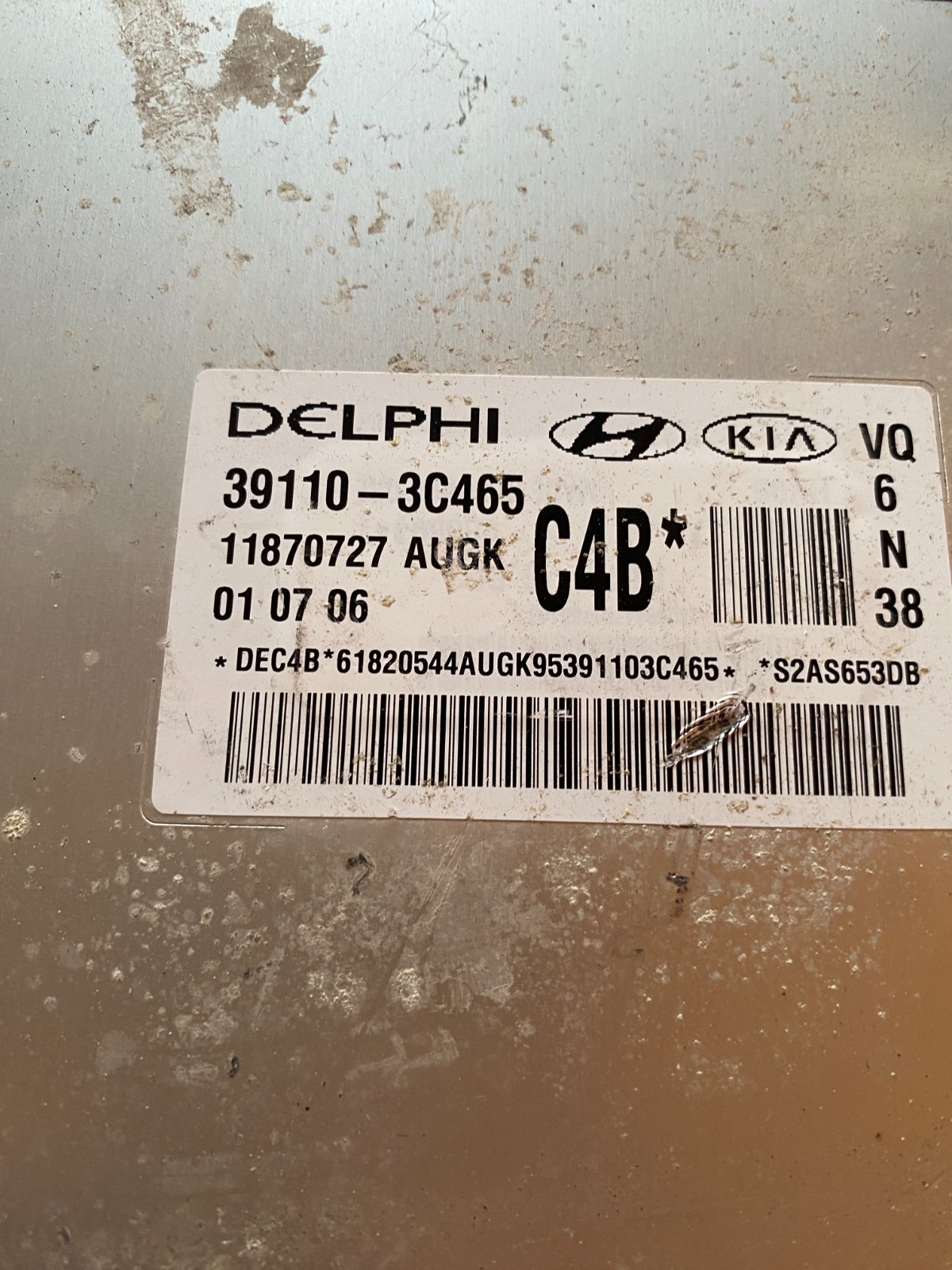 2006-2009 Hyundai Sedona Engine Computer 39110-3C465 PCM ECM ECU OEM