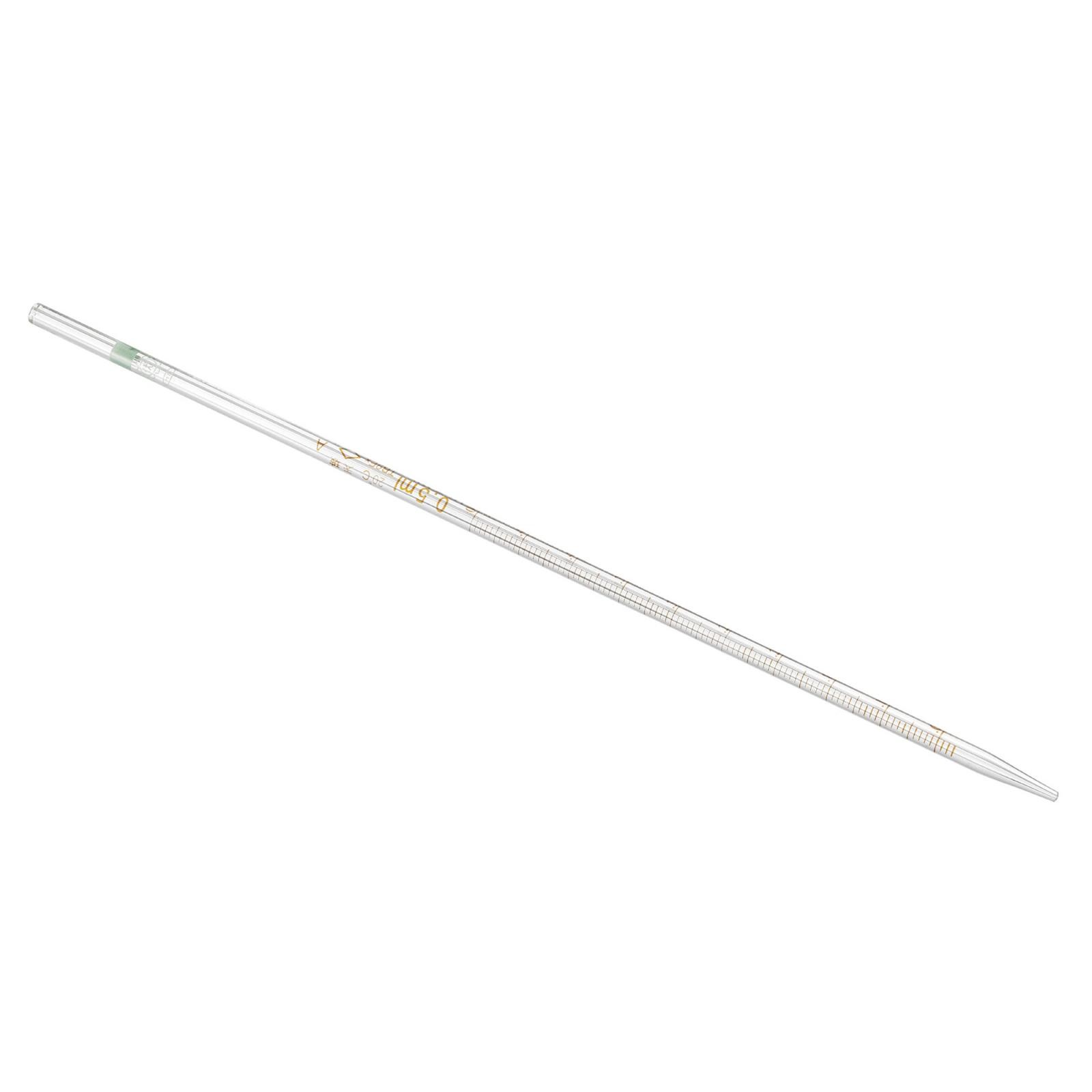 Graduated Dropper Pipettes, 1 Pcs 0.5ml Borosilicate Glass Pipette, Clear
