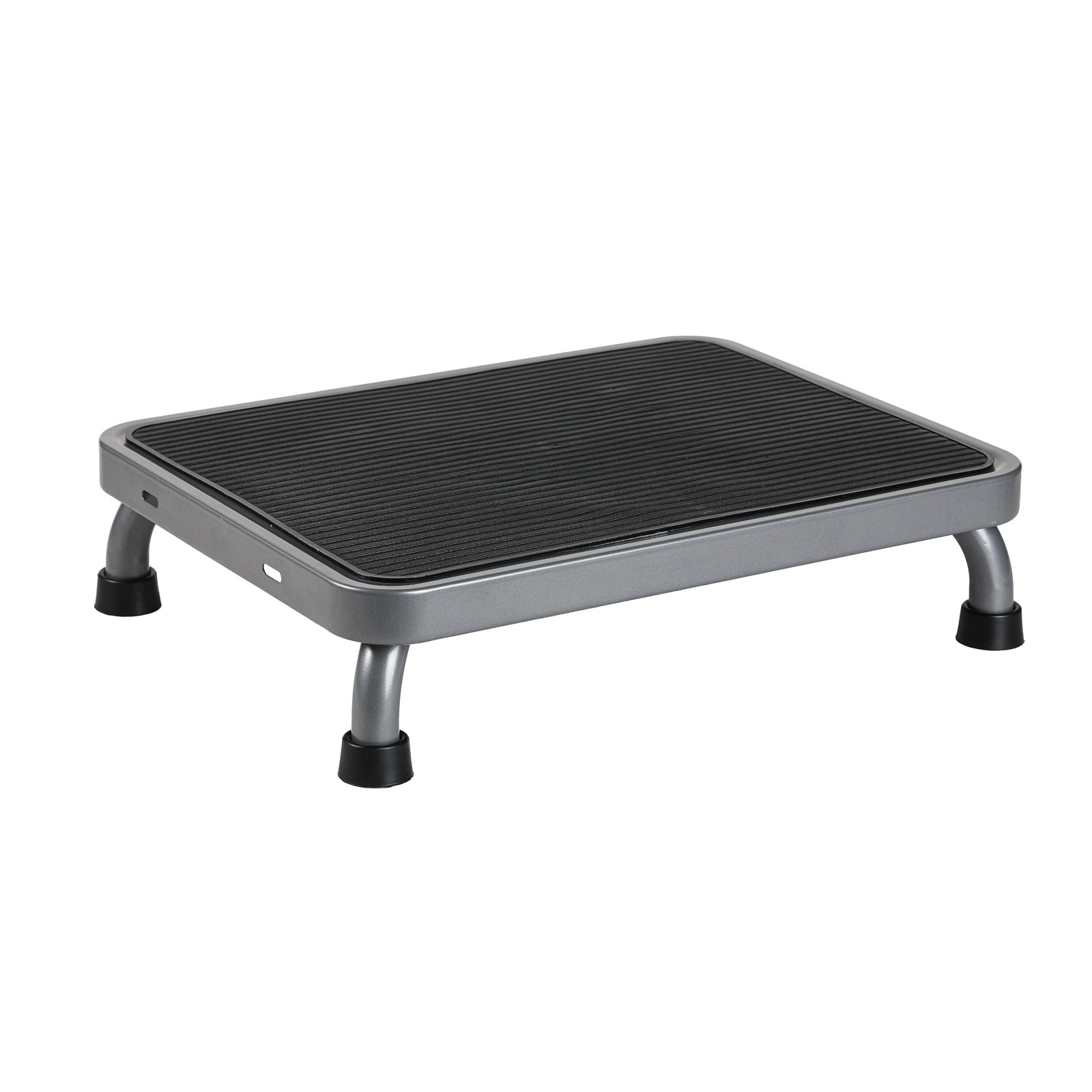 Heavy-Duty Step Stool with Carry Handle – 4.1" Low Foot Stool, Non-Slip Rubbe...