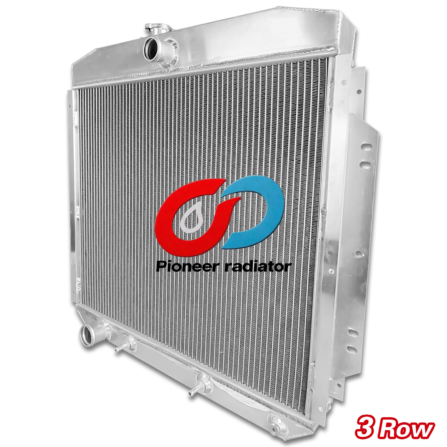 Radiator For 1957-1960 Ford F-100 Truck 3.6L 4.4L 4.8L 5.8L Chevy V8 AT Aluminum