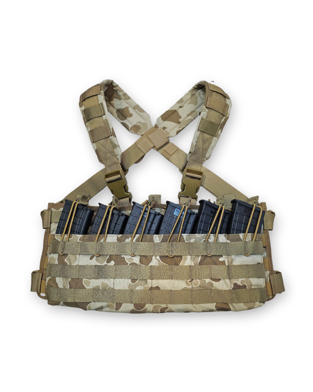 Low Profile Chest Rig P1942 Frogskin Brown