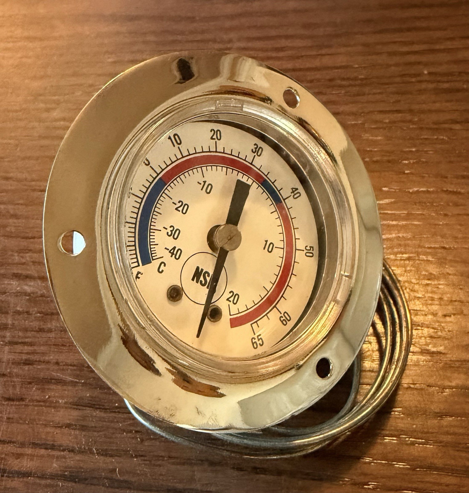 MILJOCO (NSE) V20362002 Walk-In Thermometer Temp -40ºF to 65ºF w/Long Capillary